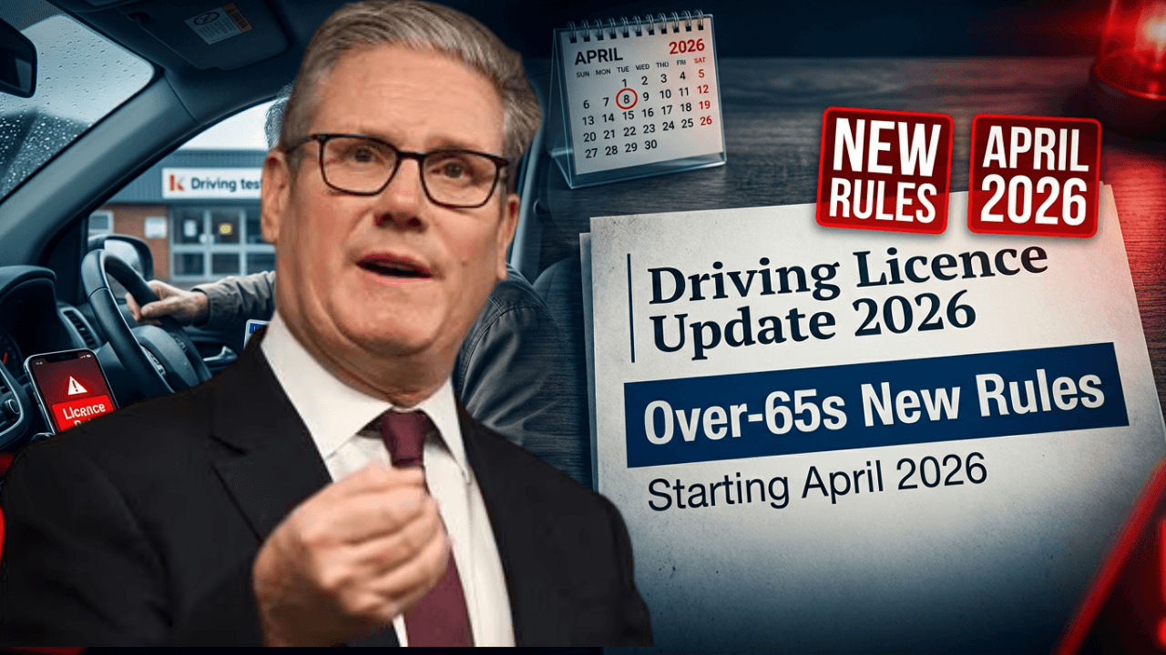 New UK Driving Licence Rules for Over‑65s Start April 2026 – What to Know