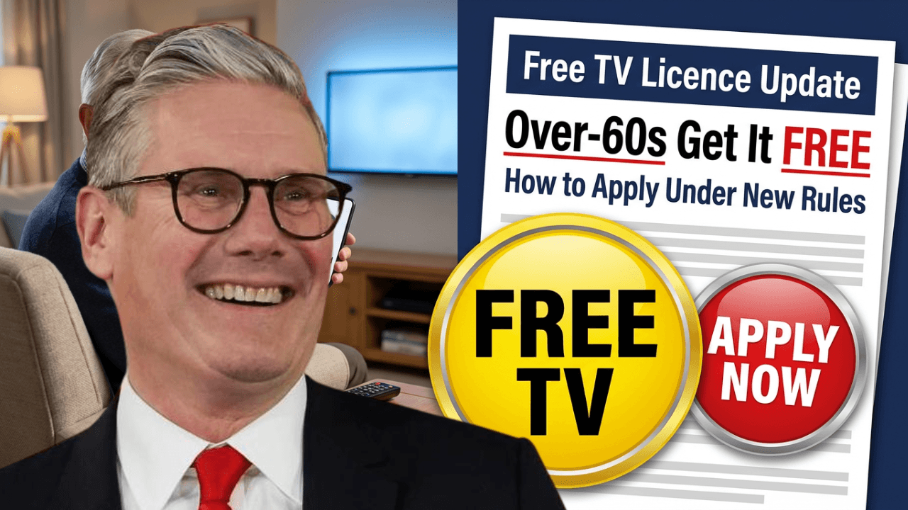 UK Govt Confirms Free TV Licence for Over-60s – How to Apply Under New Rules 